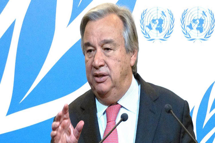 أنتونيو غوتريش: الأمين العام للأمم المتحدة.