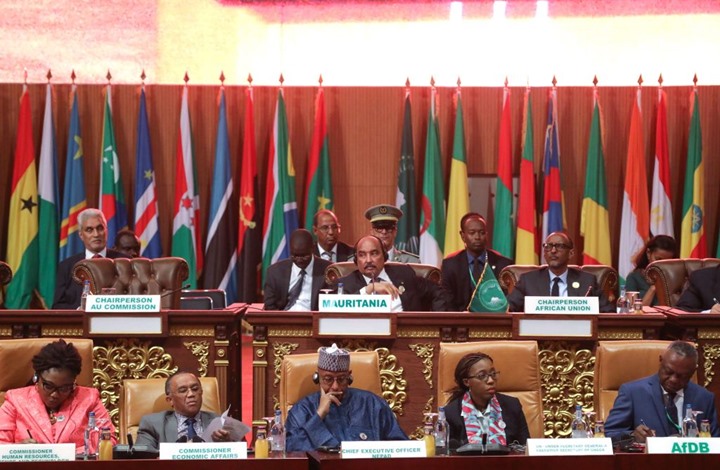 بعض القادة الأفارقة خلال القمة 31 بالعاصمة نواكشوط.