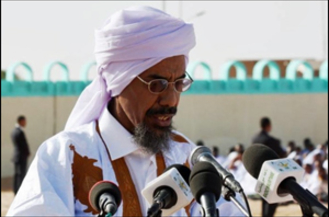 إمام الجامع الكبير في نواكشوط الشيخ أحمد ولد المرابط