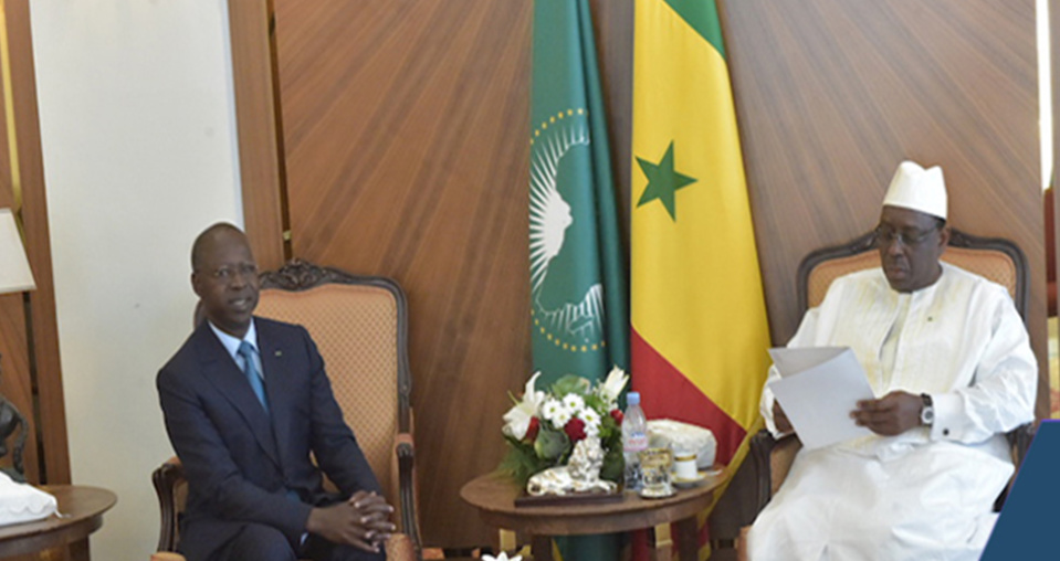 الرئيس السنغالي ماكي صال والوزير الأول السابق محمد بون عبد الله ديون