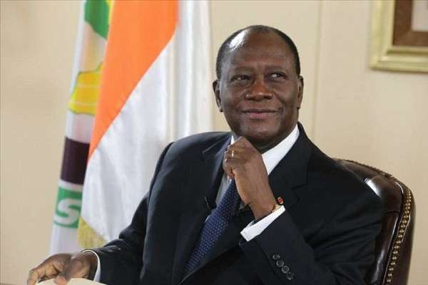 الحسن واتارا رئيس جمهورية ساحل العاج.