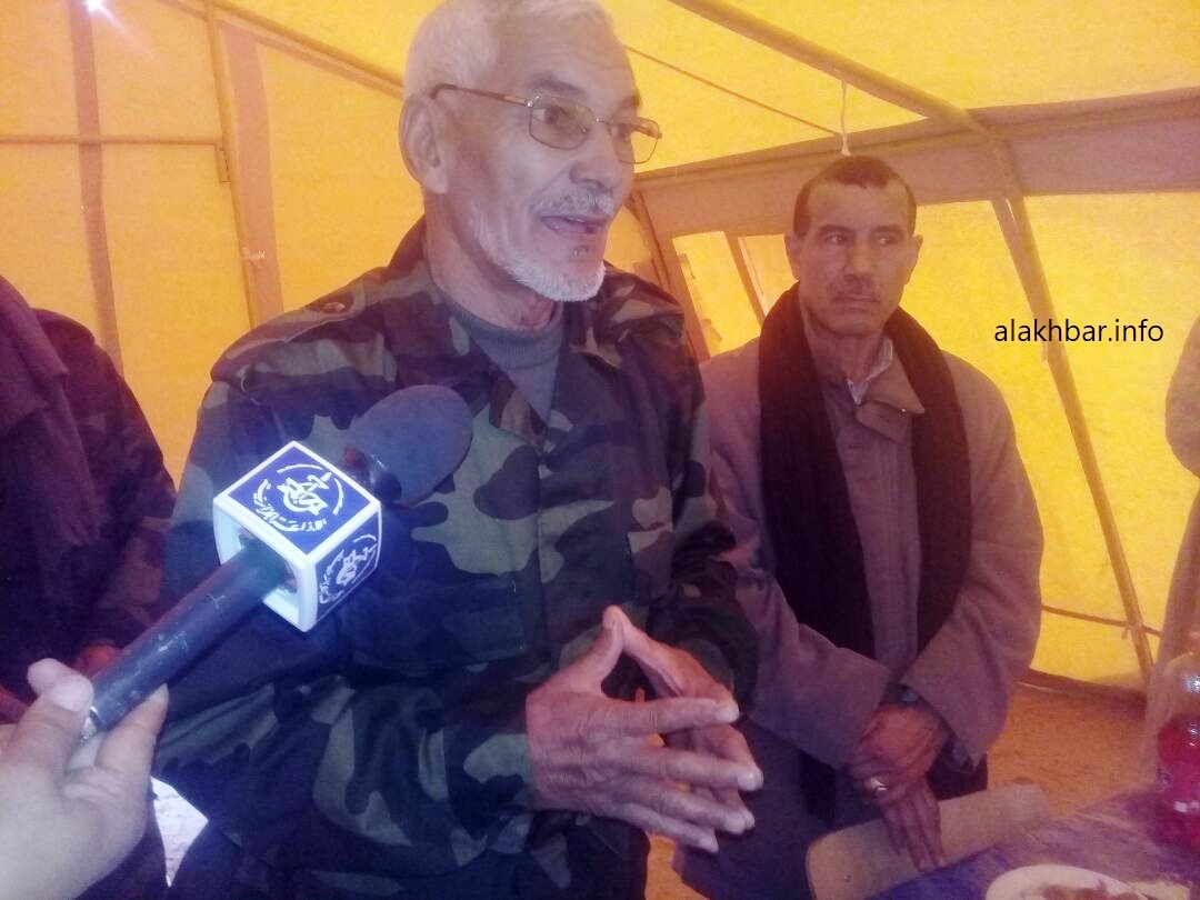 قائد اللواء العسكري ووزير الدفاع الصحراوي السابق  محمد الأمين  البوهالي 