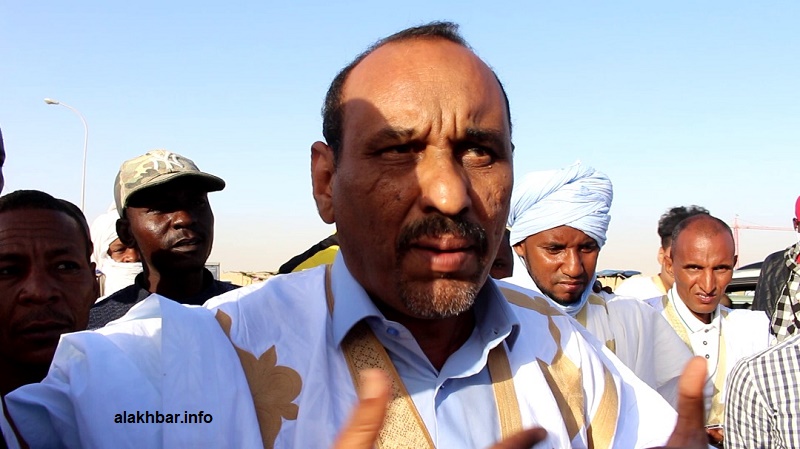 رئيس حزب الصواب عبد السلام ولد حرمة خلال تصريحه للأخبار مساء اليوم