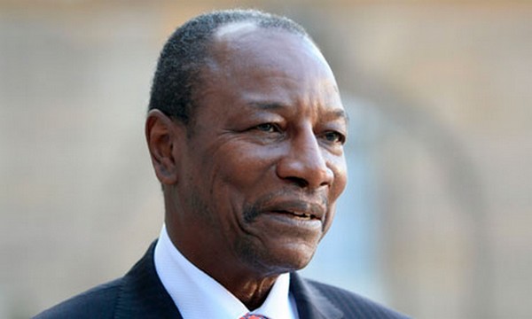 ألفا كوندي رئيس غينيا كوناكري.