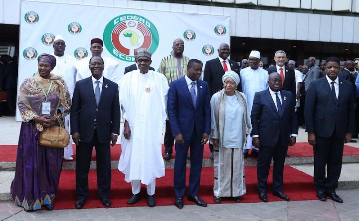 قادة الدول الأعضاء بالمجموعة الاقتصادية لدول غرب إفريقيا.
