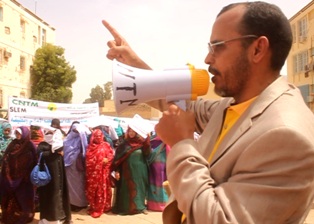الأمين العام للكونفدرالية الوطنية للشغيلة الموريتانية محمد أحمد ولد السالك 
