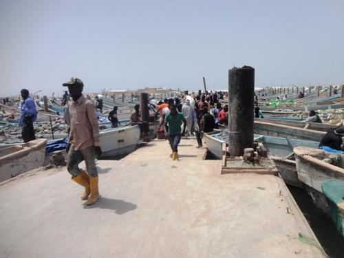 ينشط أغلب الصيادين السنغاليين في موريتانيا في الصيد التقليدي (الأخبار - أرشيف)