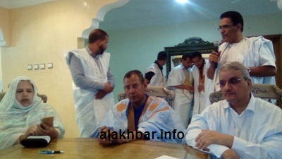 جانب من قيادات الحزب الحاكم في الإجتماع مساء اليوم / تصوير الأخبار