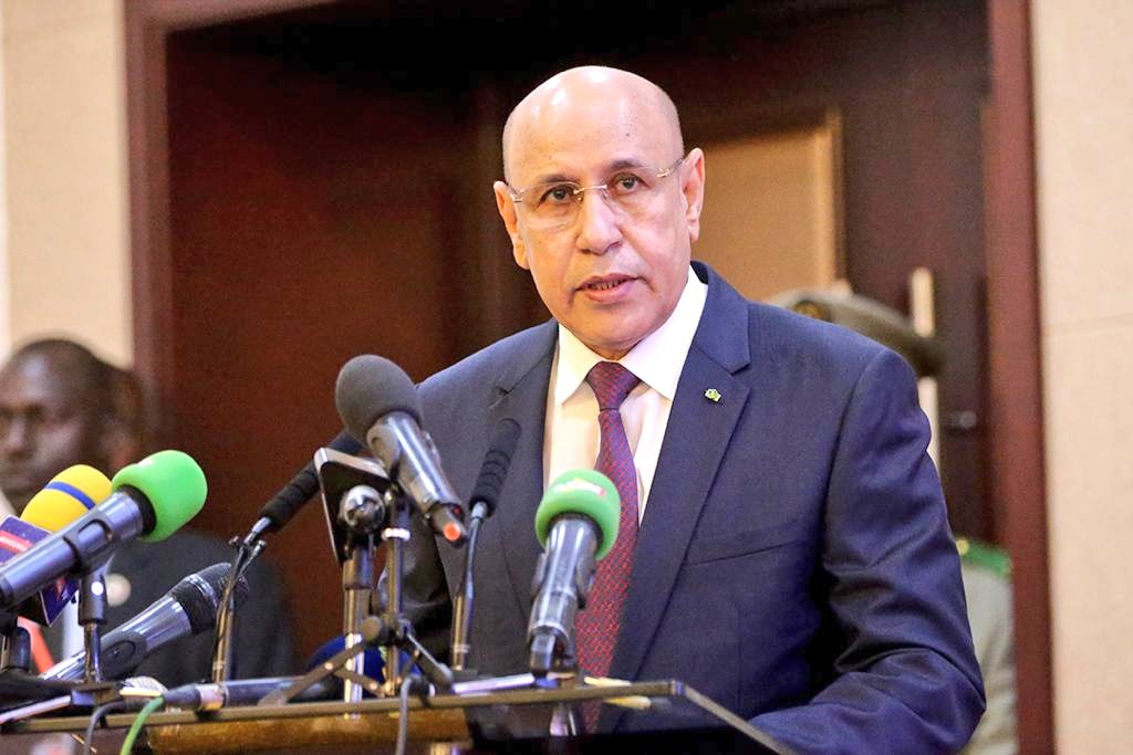 الرئيس الموريتاني محمد ولد الغزواني خلال مشاركته بقمة منظمة استثمار نهر السنغال بباماكو