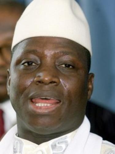 يحيى جامي: الرئيس الغامبي السابق.