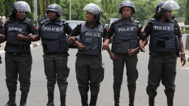 عناصر من الشرطة النيجيرية.