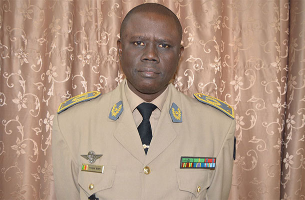 الجنرال افرانسوا انداي قائد قوات المجموعة الاقتصادية لدول غرب إفريقيا.