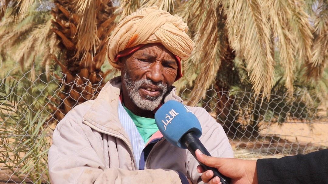 المزارع الماموري ولد محمد خلال حديثه للأخبار