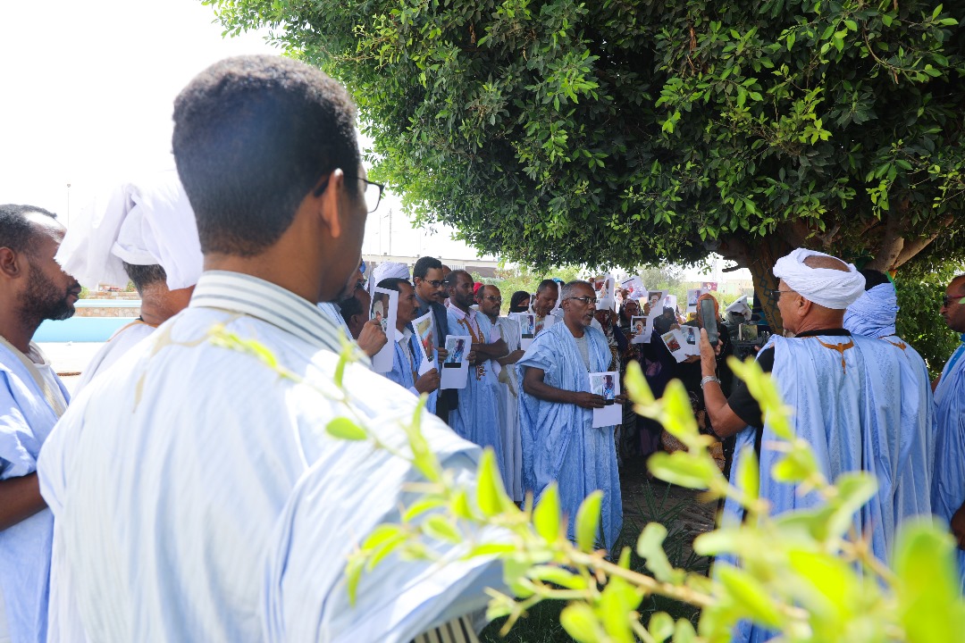 جانب من الوقفة الاحتجاجية اليوم 