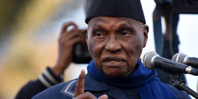 الرئيس السنغالي السابق  ورأس اللائحة الوطنية لإحدى الكتل المعارضة عبد الله واد