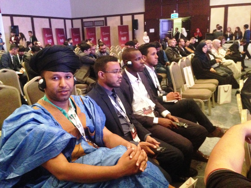 بعض أعضاء الوفد الموريتاني المشارك في المؤتمر 