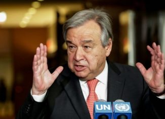 أنتونيو غوتيريش: الأمين العام للأمم المتحدة.