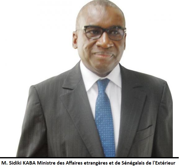 وزير الشؤون الخارجية والسنغاليين في الخارج صديكي كابا.