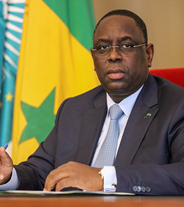 ماكي صال الرئيس السنغالي.