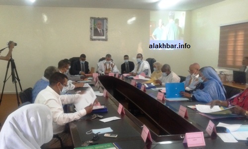 جانب من اجتماع المجلس البلدي في نواذيبو/ الأخبار