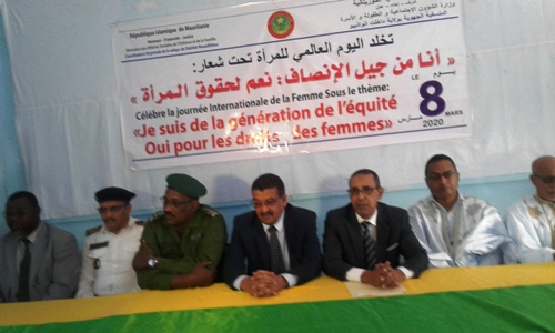 جانب من الحضور الرسمي ليوم المرأة العالمي في نواذيبو/ الأخبار