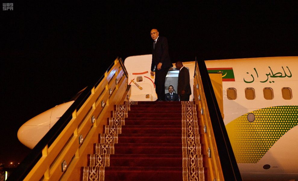 رئیس جمهور محمد اولد غزوانی در سفر قبلی
