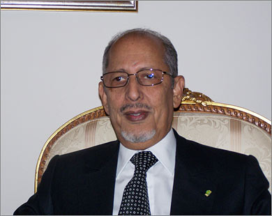 الرئيس الموريتاني الراحل سيدي محمد ولد الشيخ عبد الله
