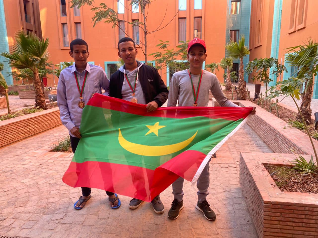 ممثلو موريتانيا الفائزون بثلاث ميداليات في مسابقة الأولمبياد الإفريقي للرياضيات