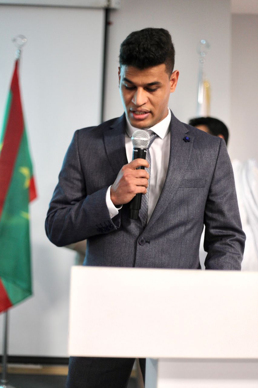 رئيس اتحاد الطلاب الموريتانيين في تركيا محمد الأمين أحمد مولود