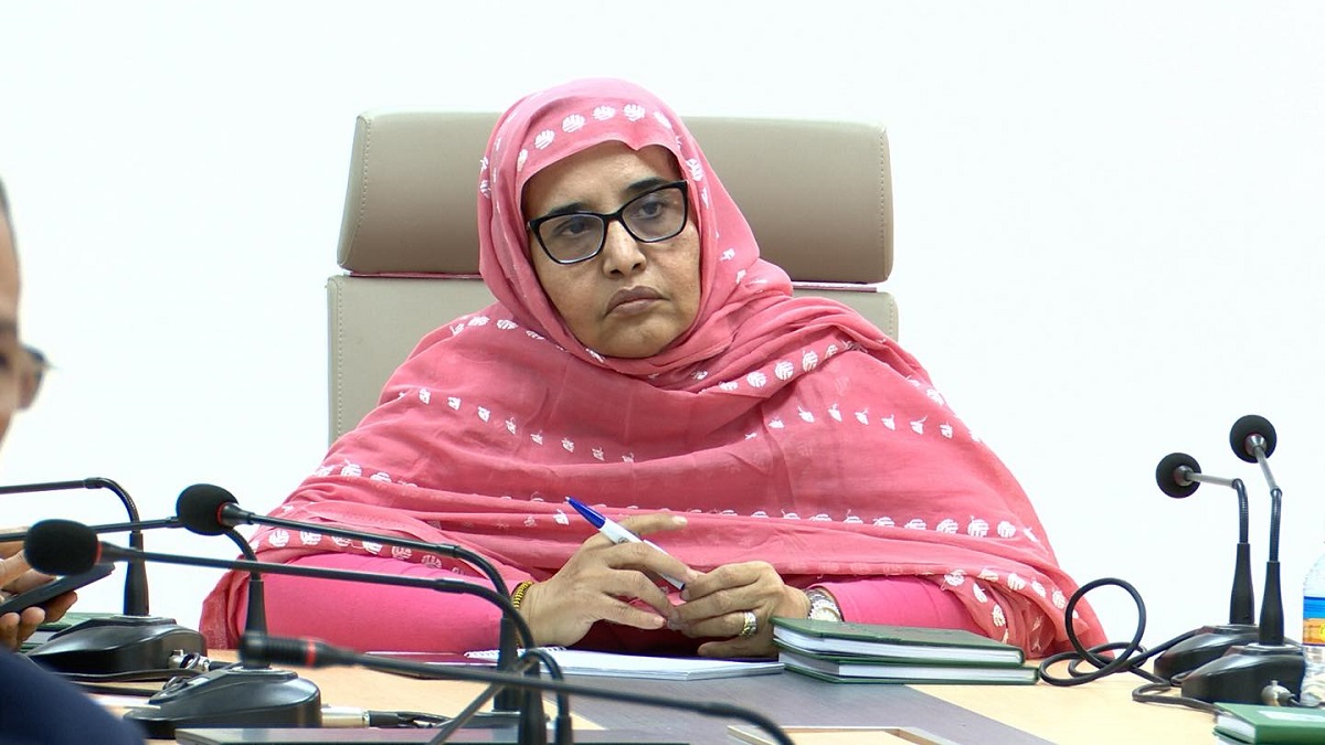 وزيرة البيئة والتنمية المستدامة، مسعودة بنت بحام ولد محمد لغظف