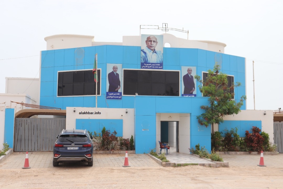 المقر المركزي للحزب في مقاطعة تفرغ زينة بولاية نواكشوط الغربية اليوم (الأخبار)