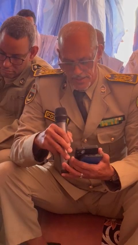 مدير صندوق الشرطي في موريتانيا المفوض الرئيسي اعل مولاي العباس