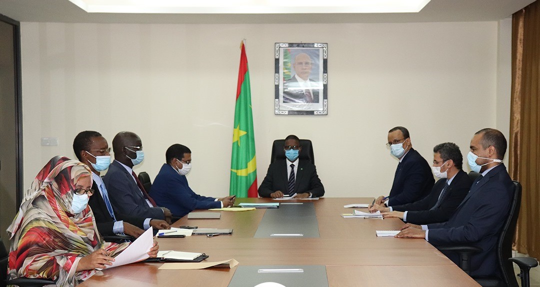 کمیته وزیران در جلسه امروز خود در ساختمانهای وزارت اول (رادیو موریتانی)