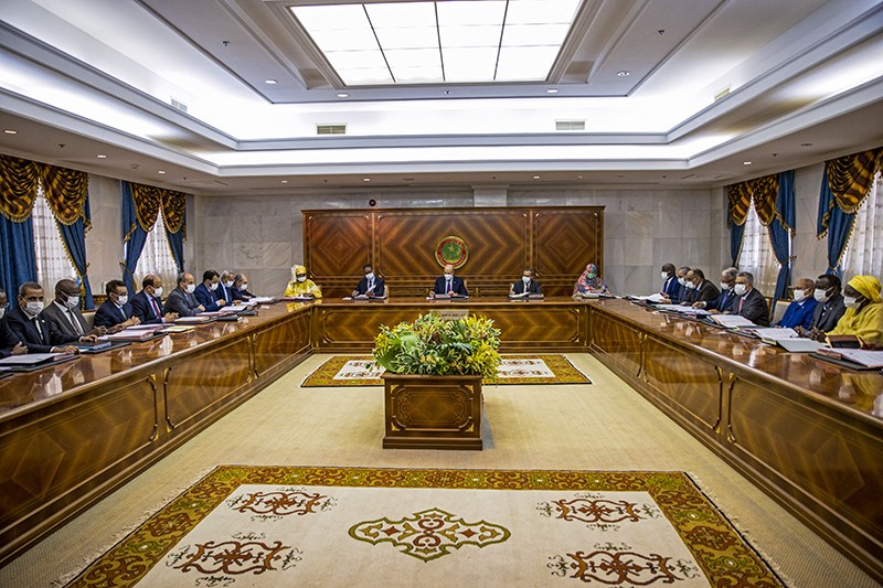 مجلس الوزراء خلال اجتماعها اليوم الأربعاء (وما)