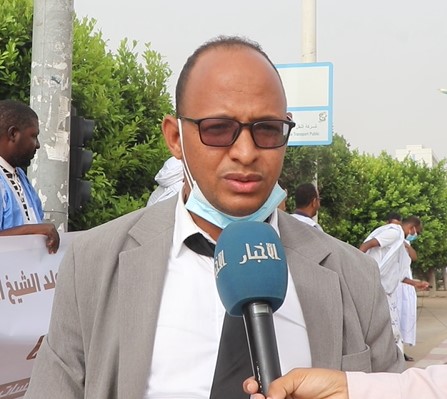 رئيس تكتل الدكاترة المتعاونين في كليات الشريعة والآداب  والقانون الموريتانية، الدكتور سيد المختار ولد أحمد فال (الأخبار)