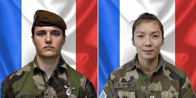ایوان هوین و لوئیک ریسر ، دو سرباز فرانسوی کشته شده در مالی