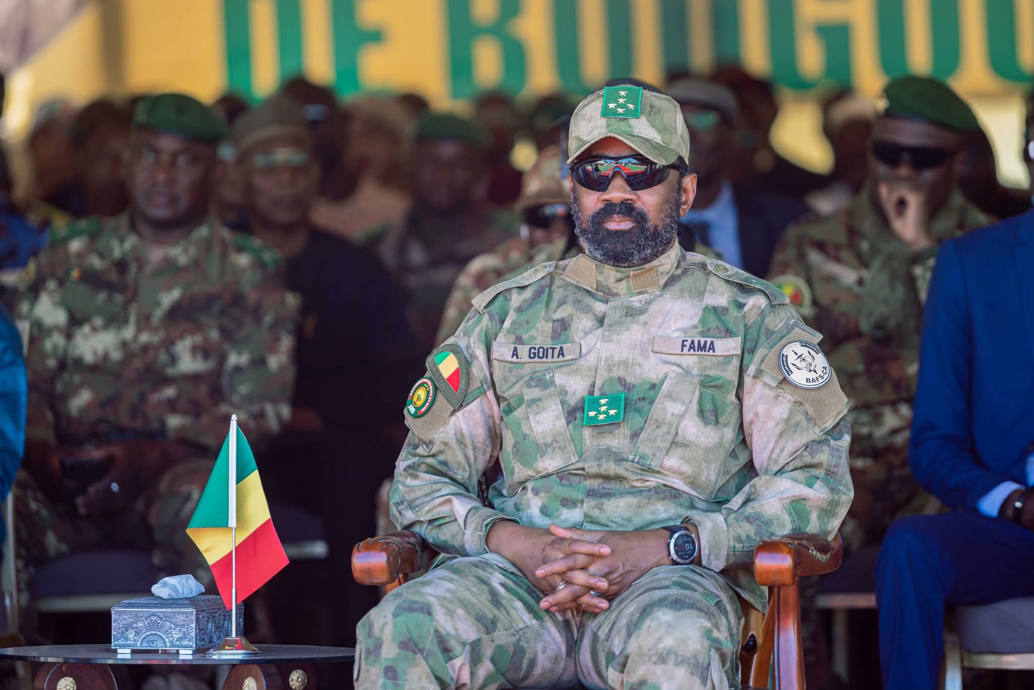 الرئيس الانتقالي المالي الجنرال عاصيمي غويتا