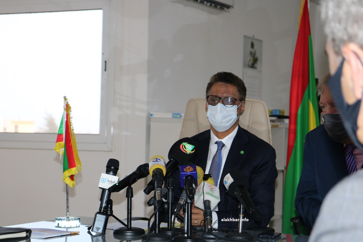 وزير البترول والطاقة والمعادن عبد السلام محمد صالح خلال حديثه اليوم (الأخبار)