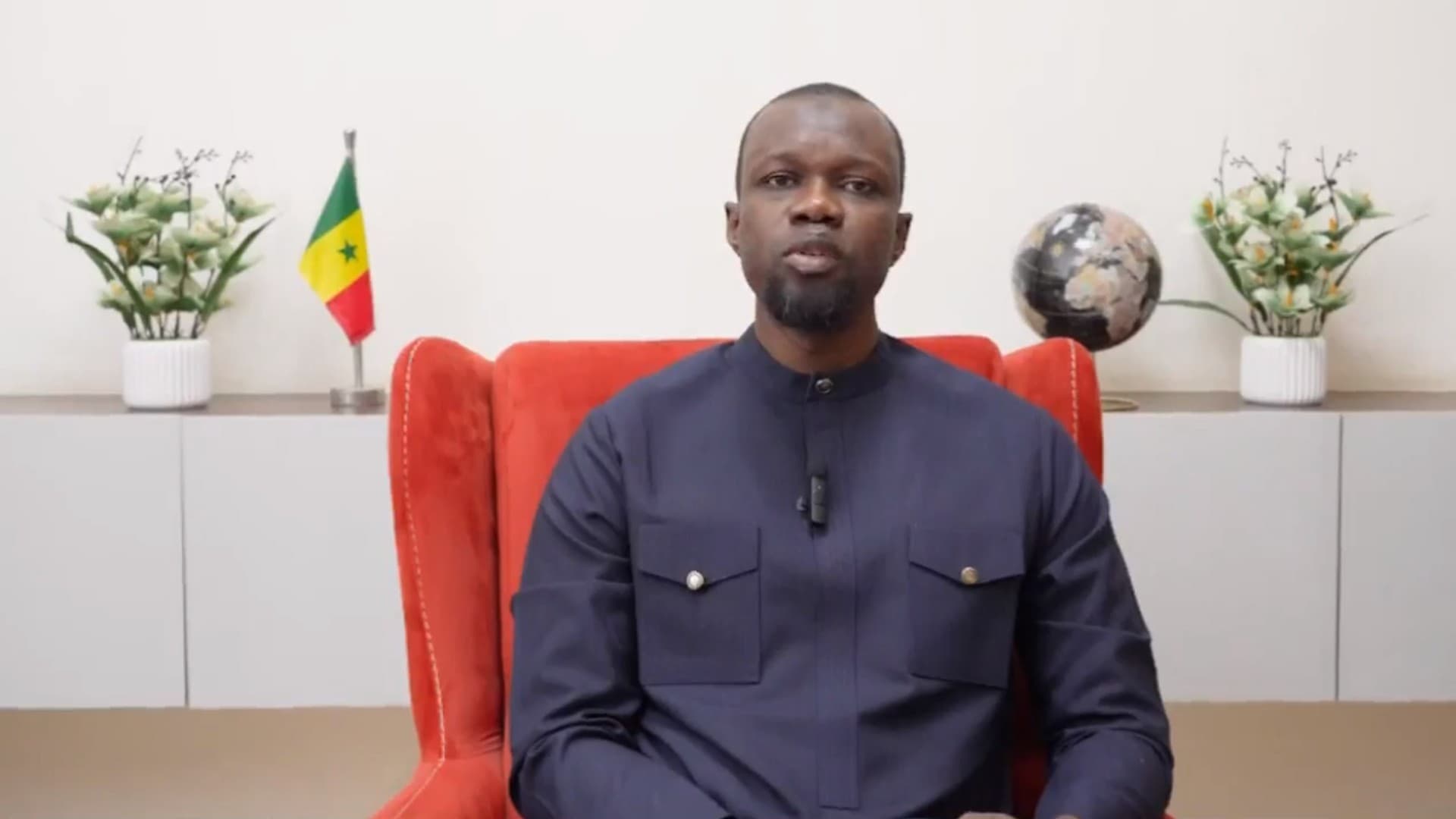 القيادي المعارض السنغالي عثمان سونكو