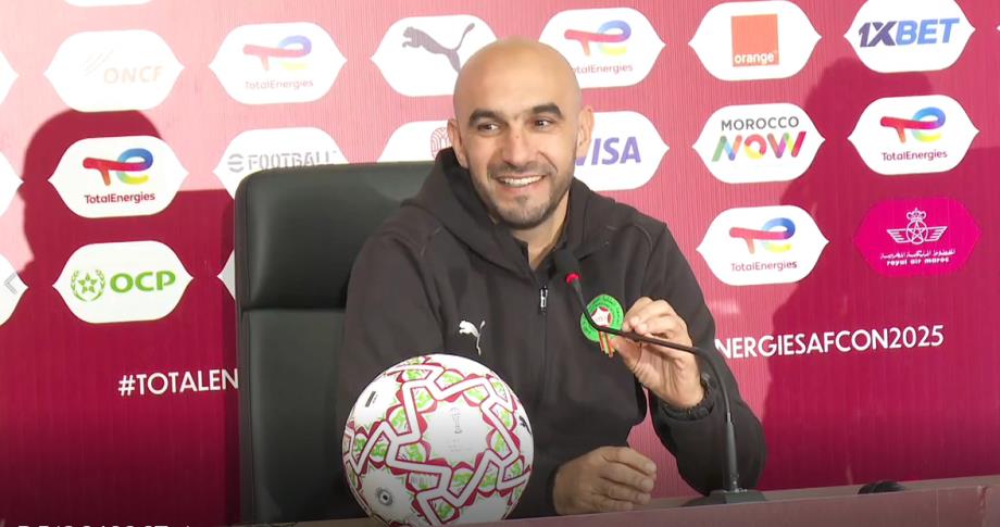 مدرب المنتخب المغربي وليد الركراكي 