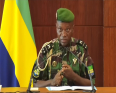 الرئيس الانتقالي الغابوني الجنرال بريس أوليغي نغيما 