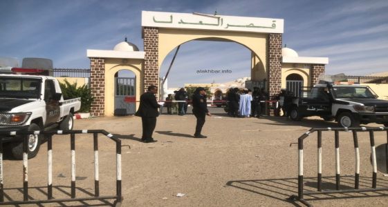 مدخل قصر العدل بولاية نواكشوط الغربية (الأخبار - أرشيف)