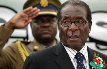 الرئيس الزيمبابوي المستقيل روبيرت موغابي.