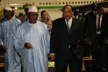 الرئيس الموريتاني ونظيره المالي.
