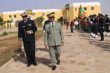 قائد الأركان العامة للجيوش خلال حضوره احتفالية البحرية الموريتانية