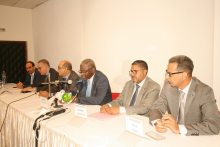 منصة افتتاح الورشة في نواكشوط الاثنين (وما)