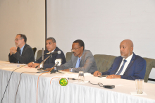 وزيرا الشتغيل والعدل، ومدير المدرسة الوطنية للإدارة، ومنسق مشروع دولة القانون في موريتانيا (وما)