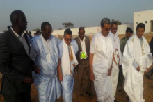 وزير التنمية الريفية رفقة مسؤولين من قطاعه والسلطات الإدارية خلال جولته (وما)