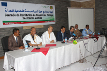 منصة افتتاح الورشة اليوم بنواكشوط (وما)