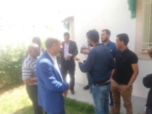 الطلاب داخل مباني السفارة الموريتانية في تونس